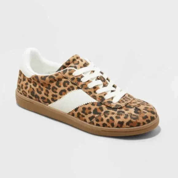 Spencer Fashion Sneakers with Memory Foam Insole Universal Thread™ Leopard